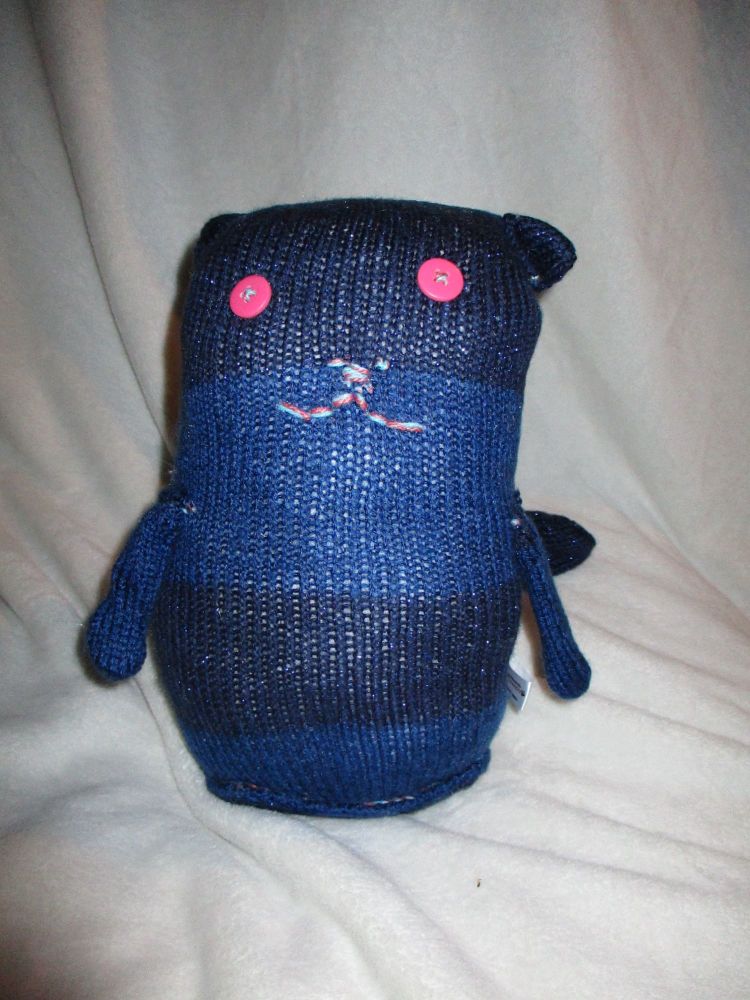 Squashie the Dual Blue Glittery Giant Cat - Image 2