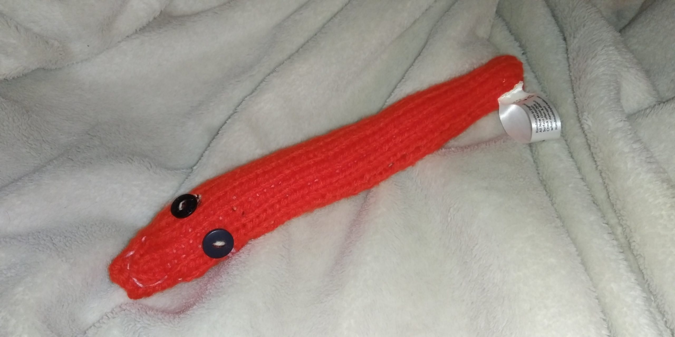 Astra the Red Slim Noodle Short Snake
