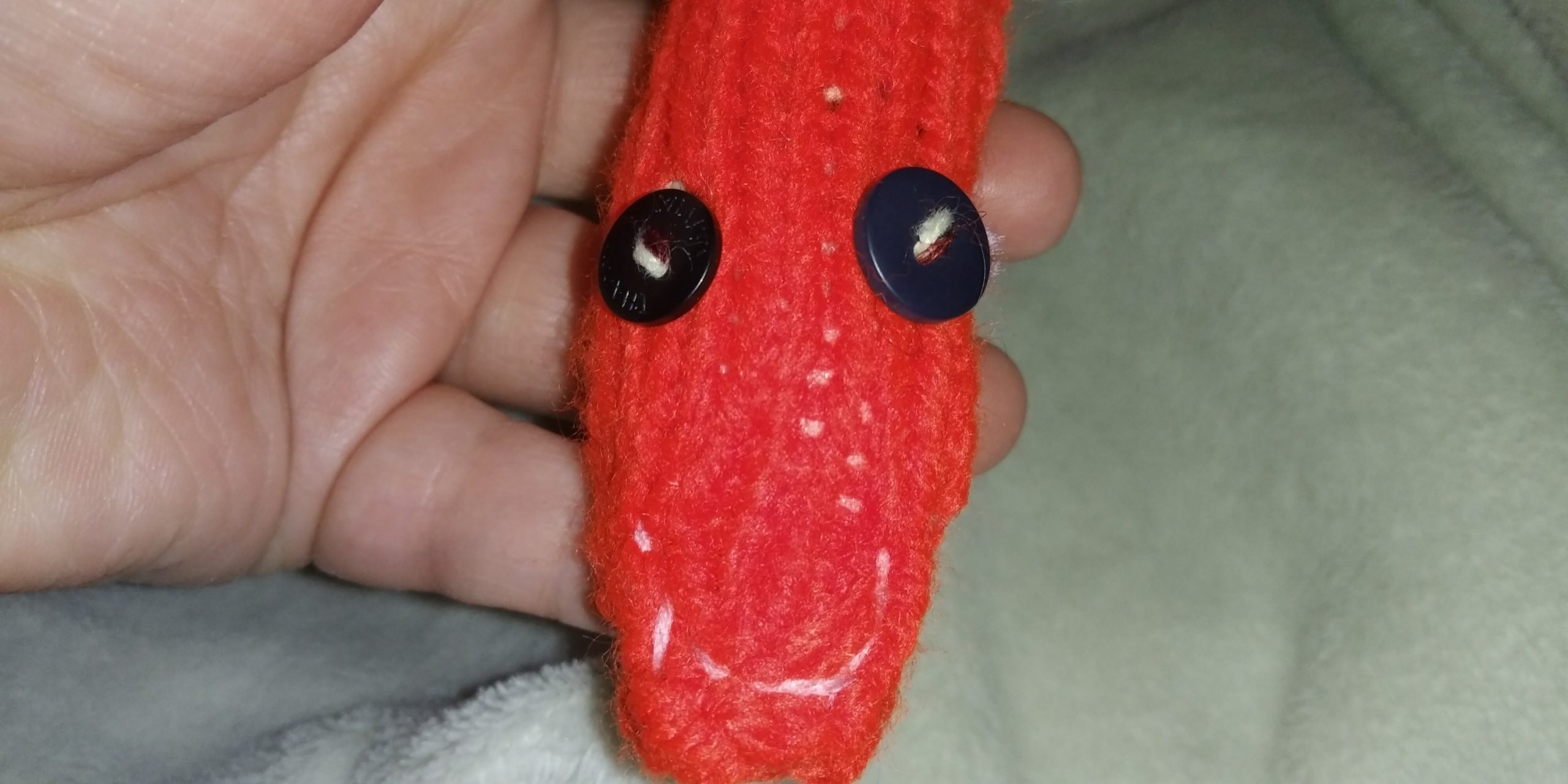 Astra the Red Slim Noodle Short Snake - Image 2