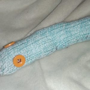 Pat the Rainbow Blue white Slim Noodle Short Snake