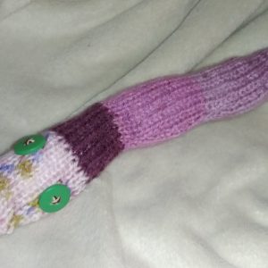 Palina the Purple Floral Slim Noodle Short Snake