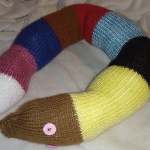 Jeremy the Chocolate Yellow and Dark Tones Banded Giant Snake