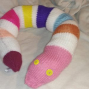 Selina the Pink and Vibrant Fruity tones Banded Giant Snake.