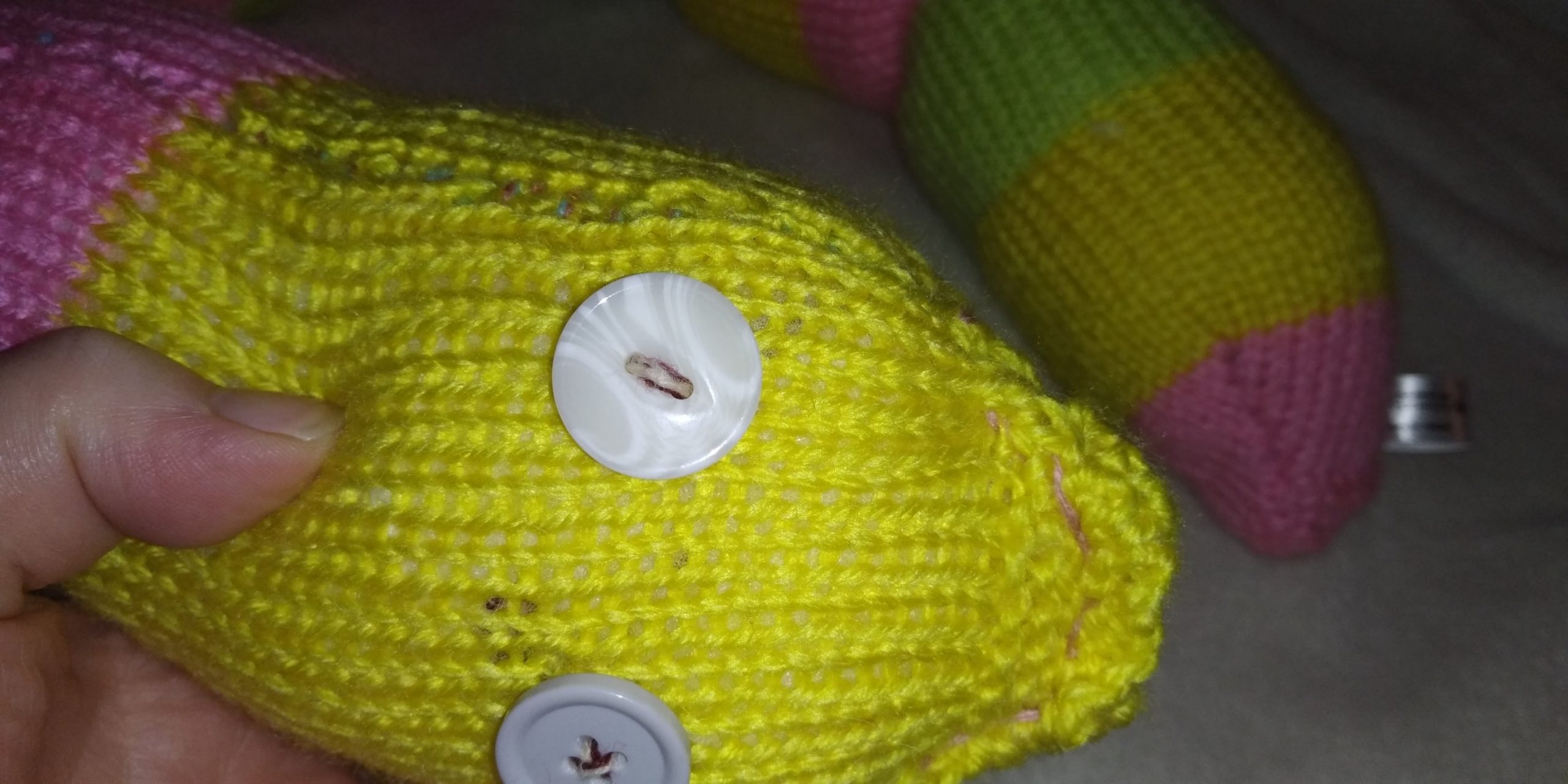 Tang the Yellow Pink and Green Banded Giant Snake. - Image 2