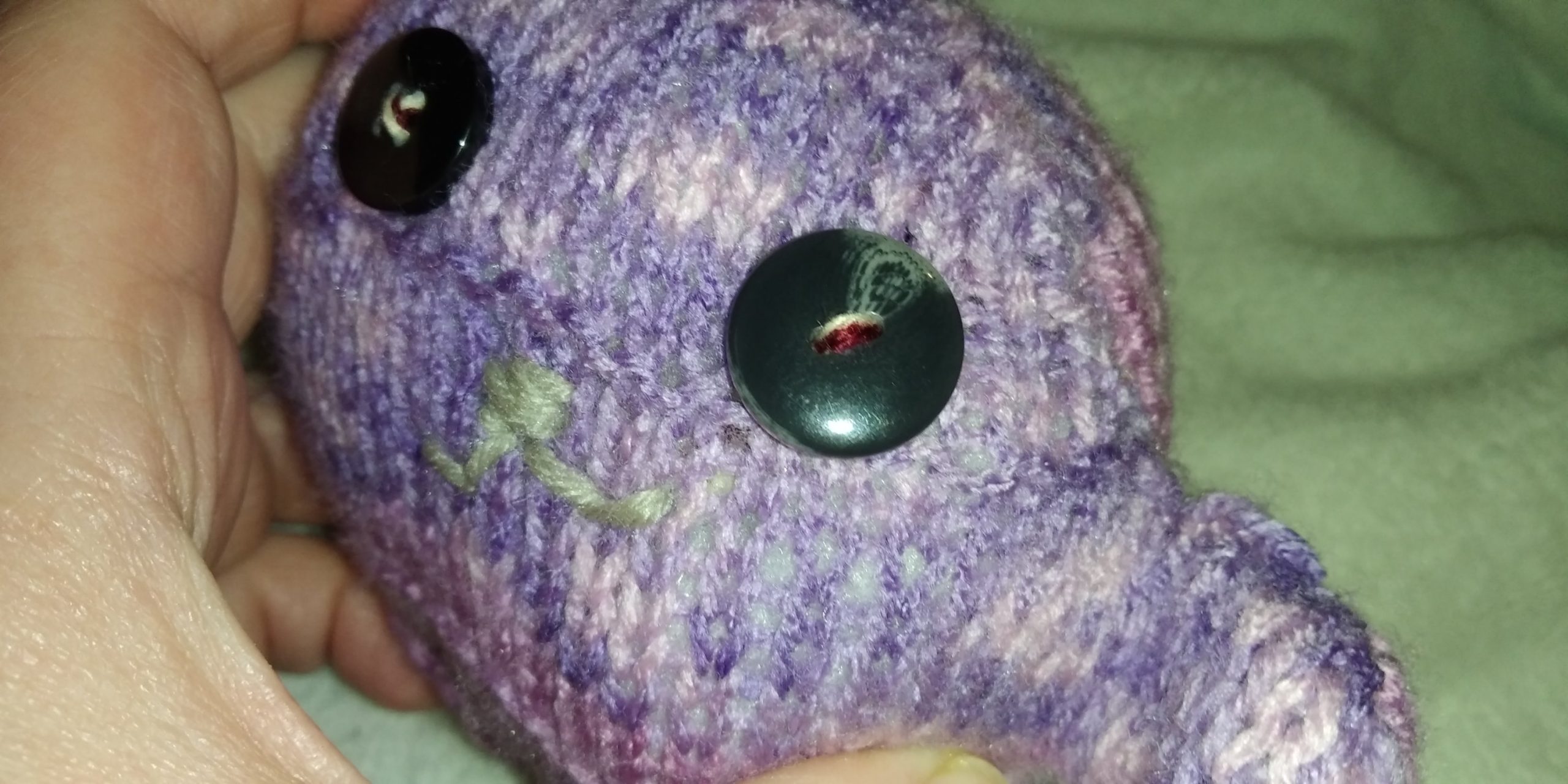 Fenella the Pale Lavender Mini Ted (Ld) - Image 4