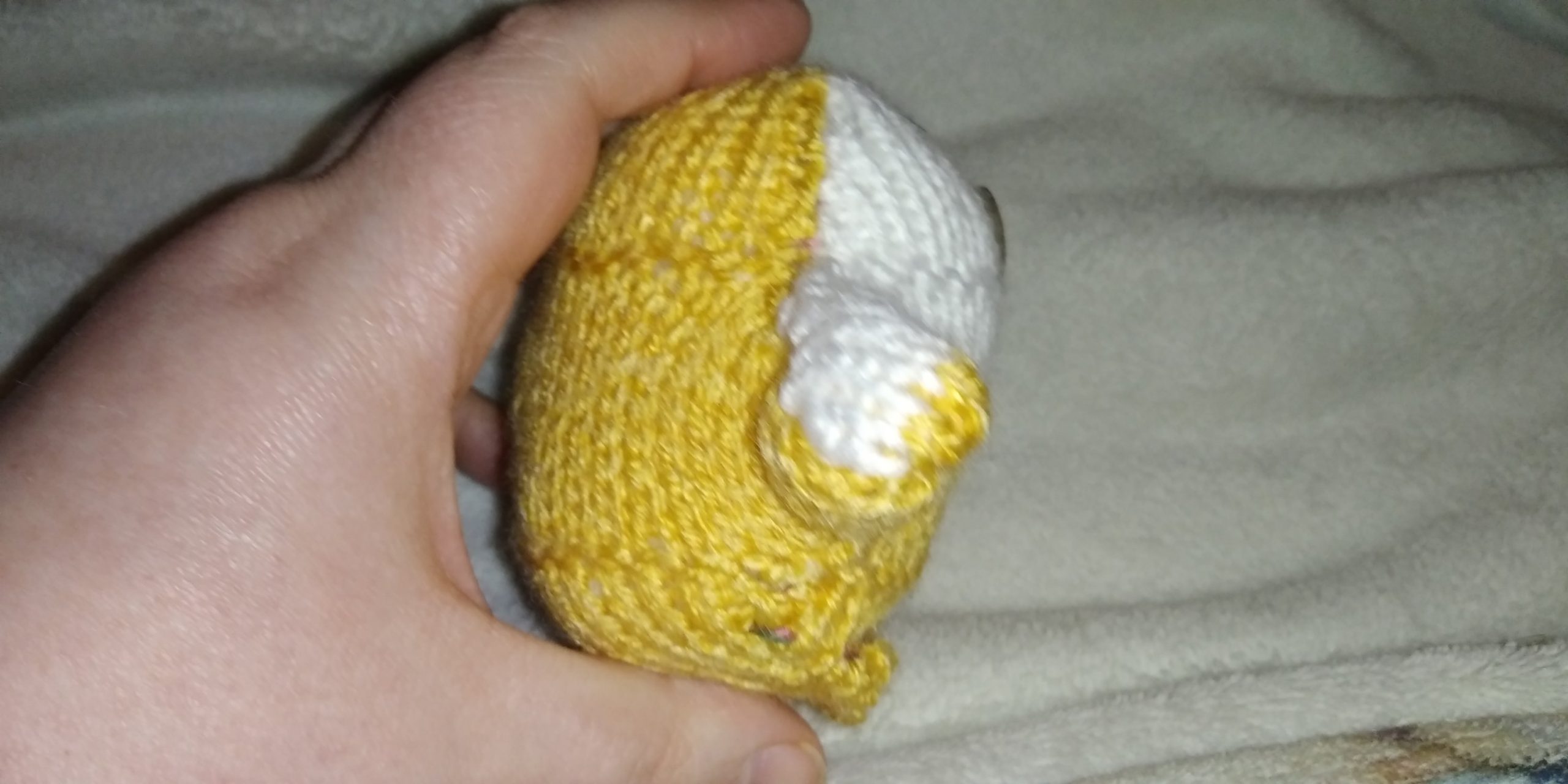 Freddie the White and Mustard Mini Ted (Ld) - Image 3