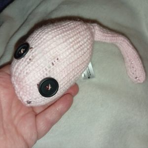 Dietrich the Glittery Pink with Black Eyes Midi Meeser