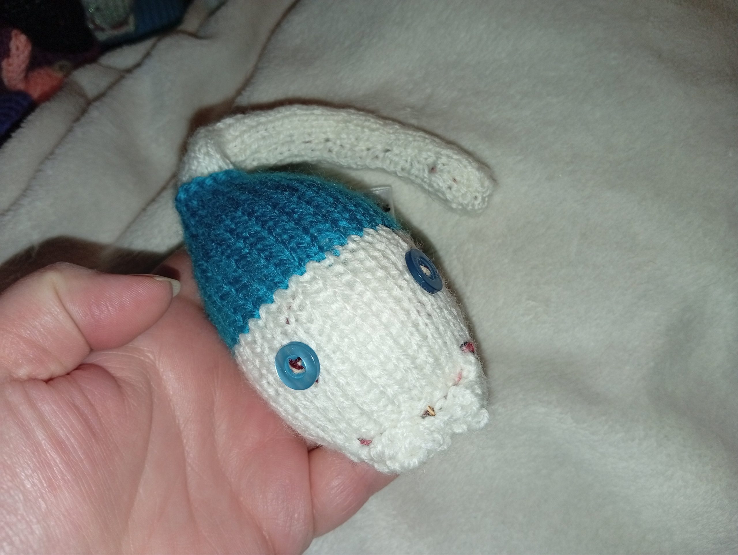 Stan the White with Dark Aqua Band Midi Meeser - Image 3