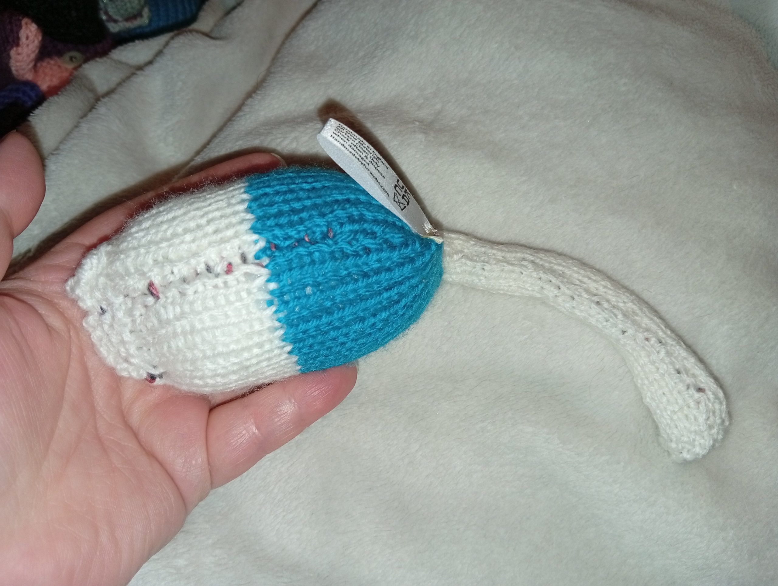 Stan the White with Dark Aqua Band Midi Meeser - Image 2