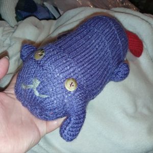 Traylawney the Dark Grape with Red Tail Midi Scuttlecat