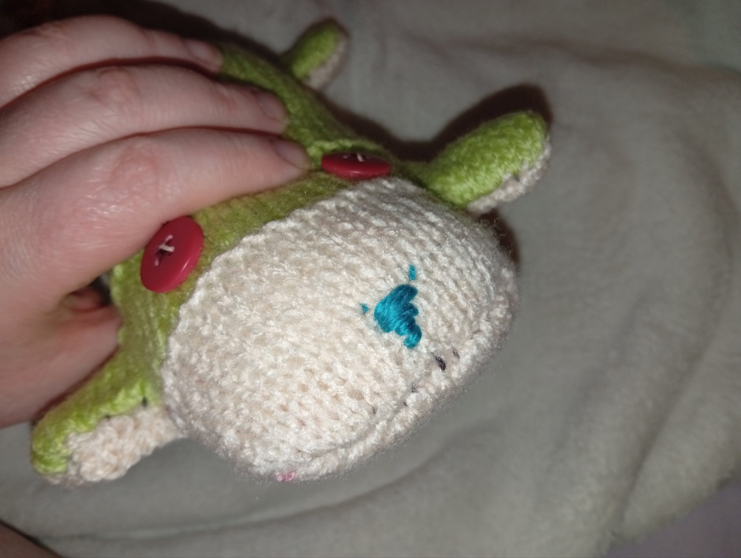 Merryweather the Lime Green Cream with Black Tail Midi Scuttlecat - Image 2