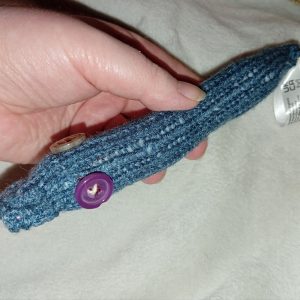 Dahni the Dark Slate Blue Slim Noodle Short Snake