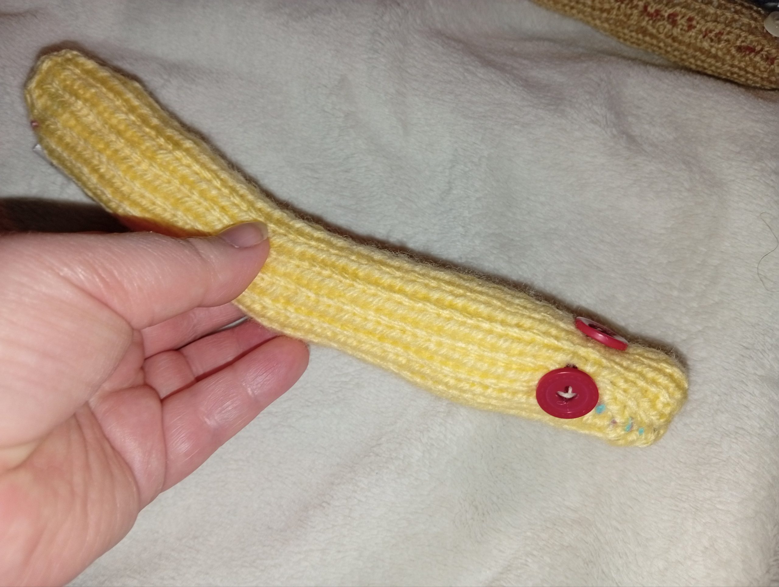 Gregory the Chunky Custard Yellow Slim Noodle Short Snake - Image 3