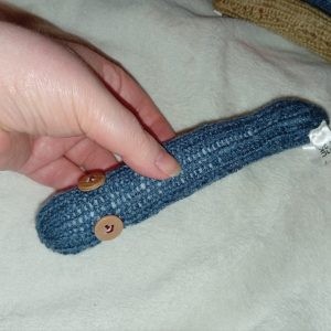 Sandra the Dark Slate Blue Slim Noodle Short Snake