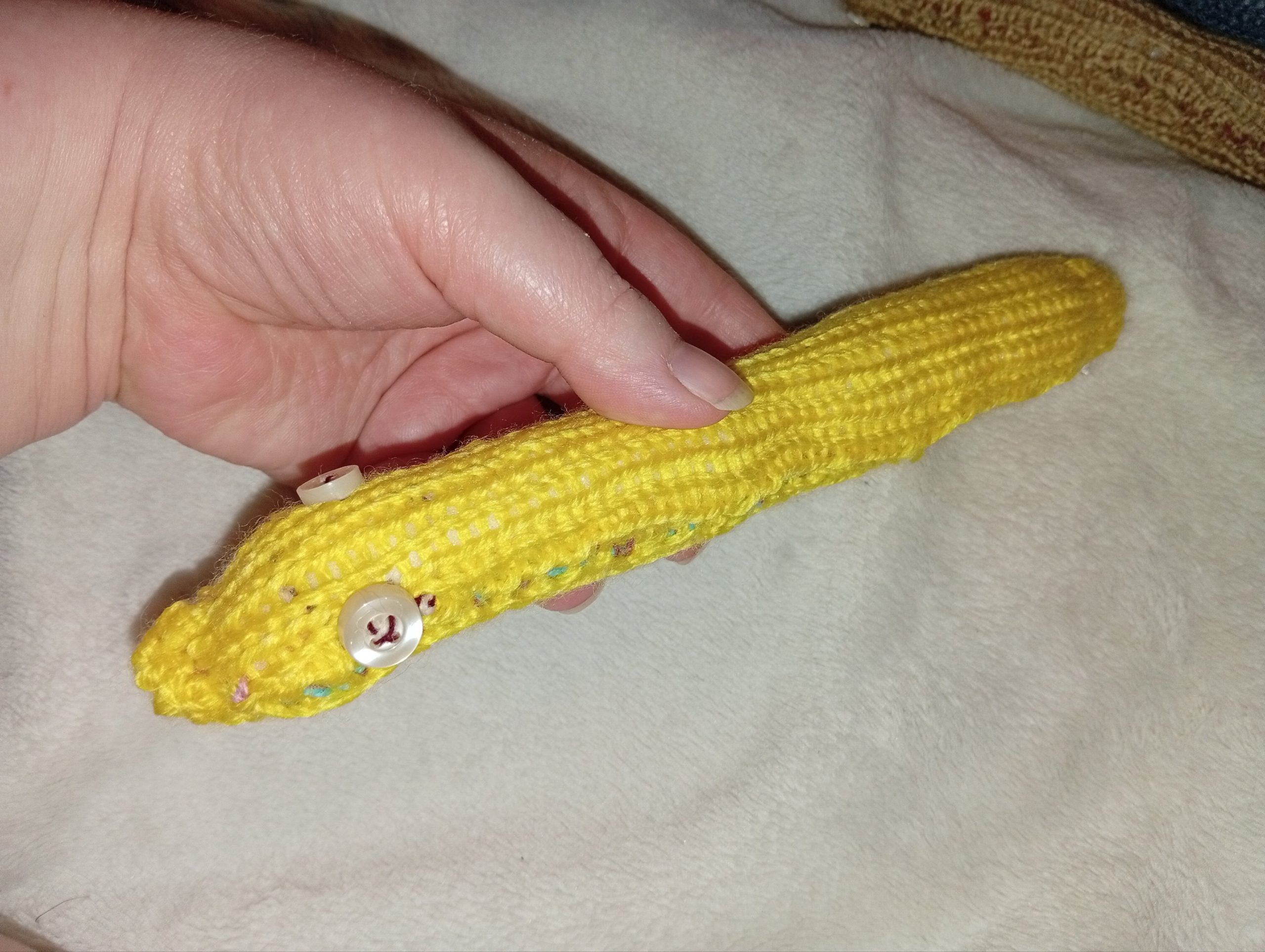 Citrine the Yellow Slim Noodle Short Snake