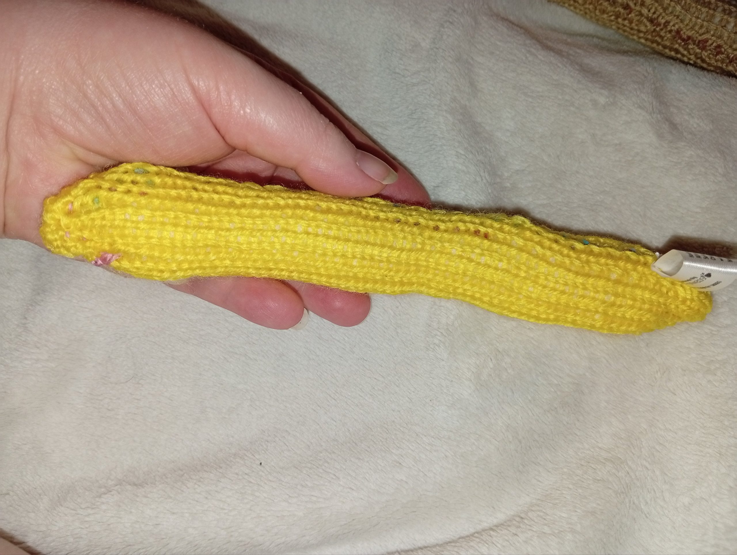Citrine the Yellow Slim Noodle Short Snake - Image 2