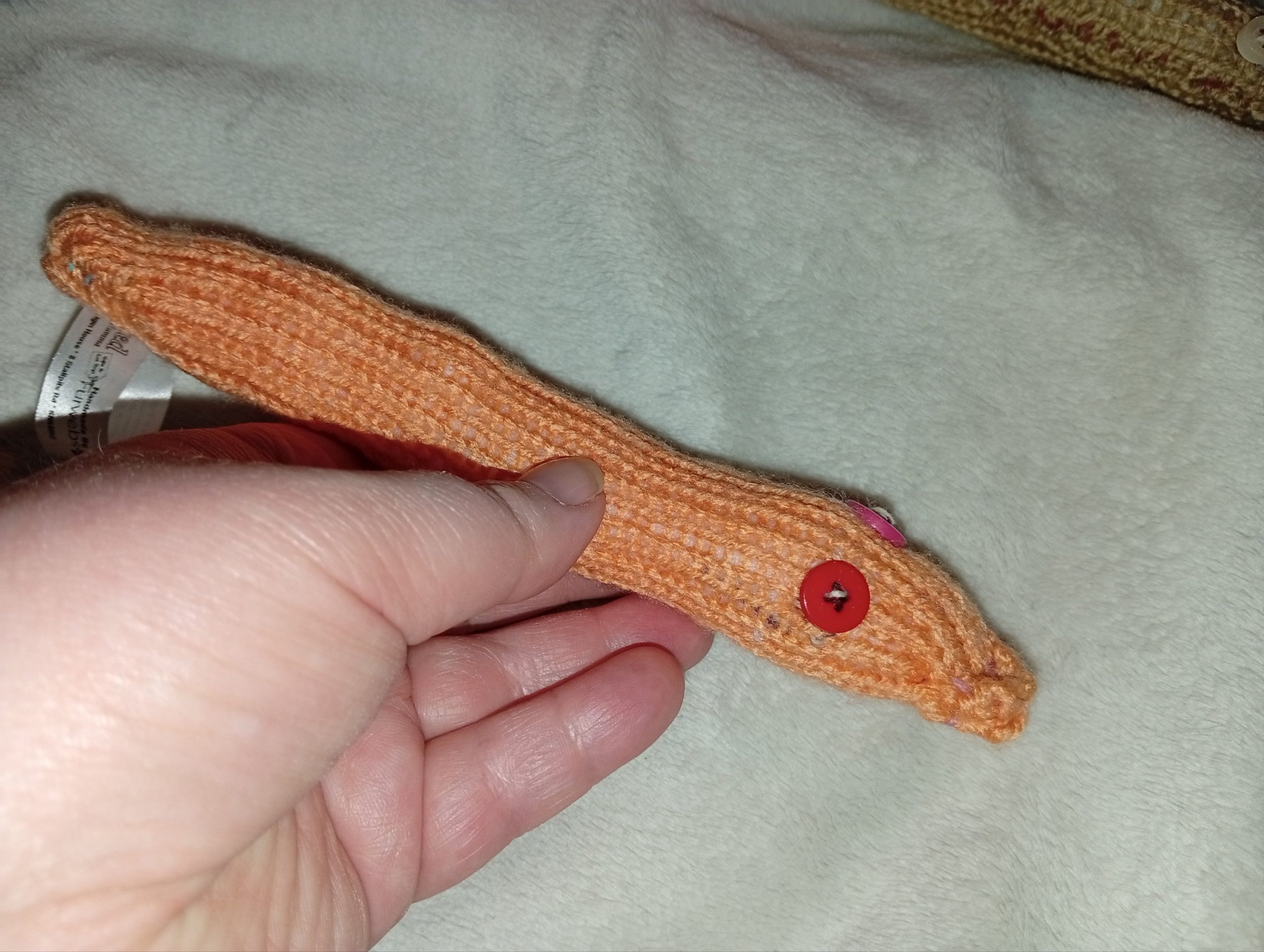 Freddie the Orange Slim Noodle Short Snake - Image 3