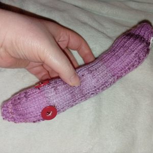 Peter the Purple Shades Dark Tail Ring Chunky Noodle Snake