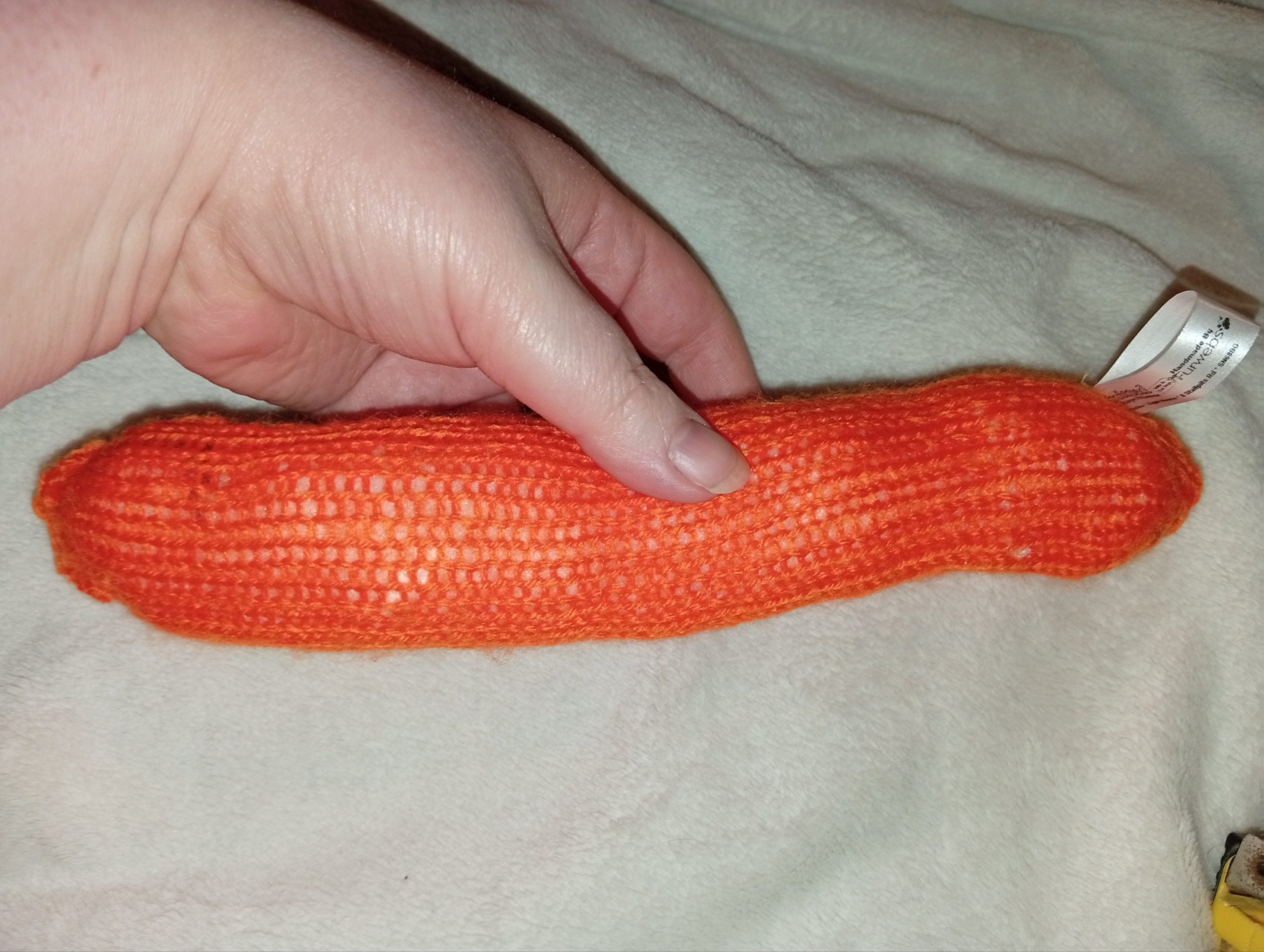 Pam the Orange Chunky Noodle Snake - Image 3