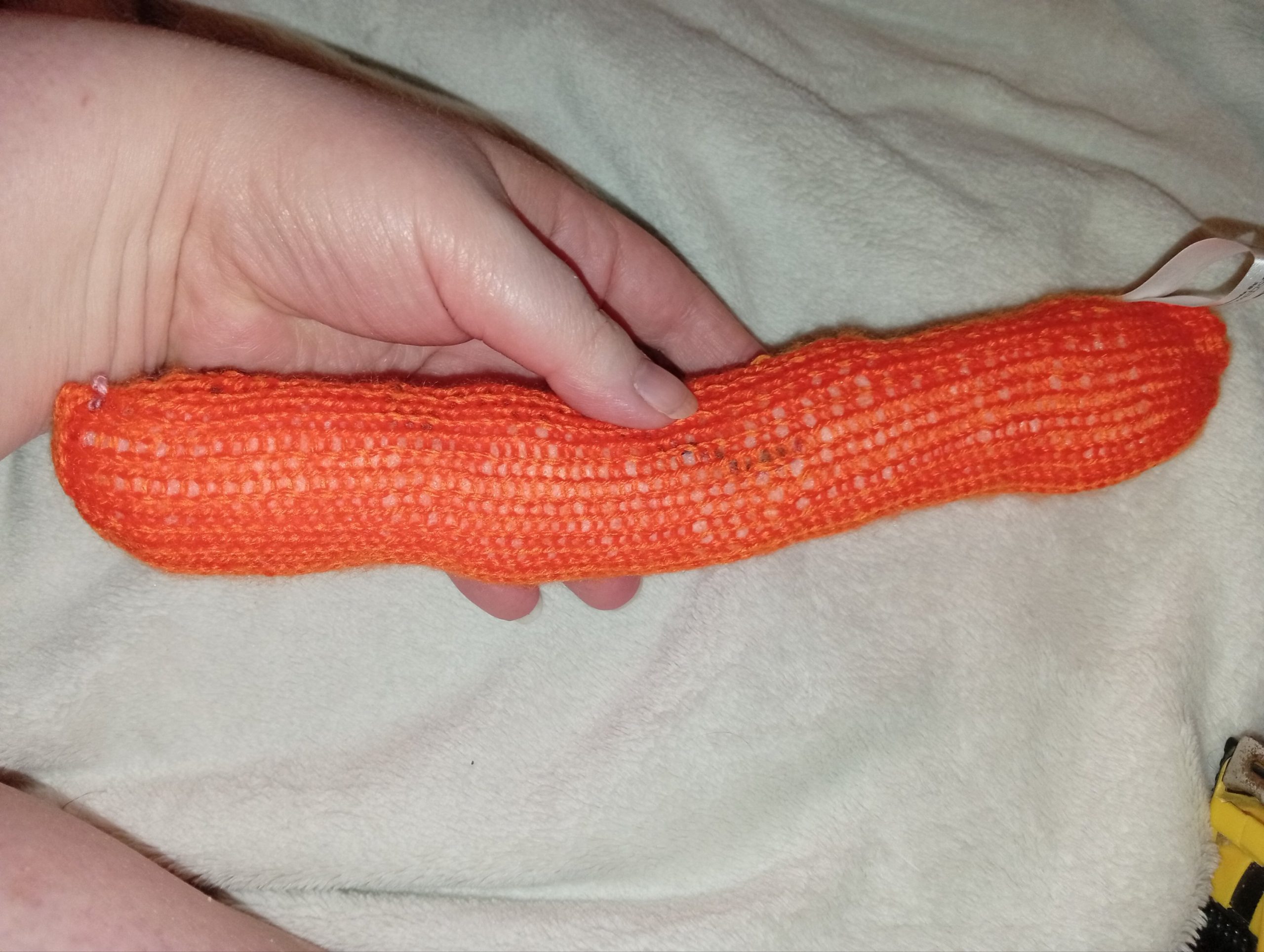 Delia the Orange Chunky Noodle Snake - Image 2