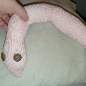 Pete the Pale Pink Chunky Short Snake