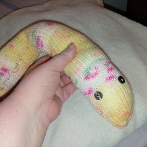 Franguille the Yellow Floral Chunky Short Snake