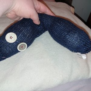 Bietem the Glittery Midnight Blue Chunky Short Snake