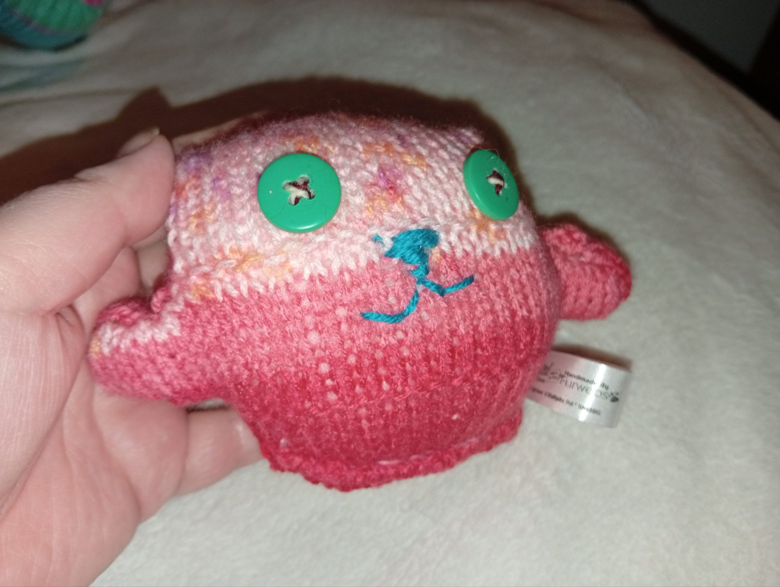Toadie the Red Floral Mini Ted